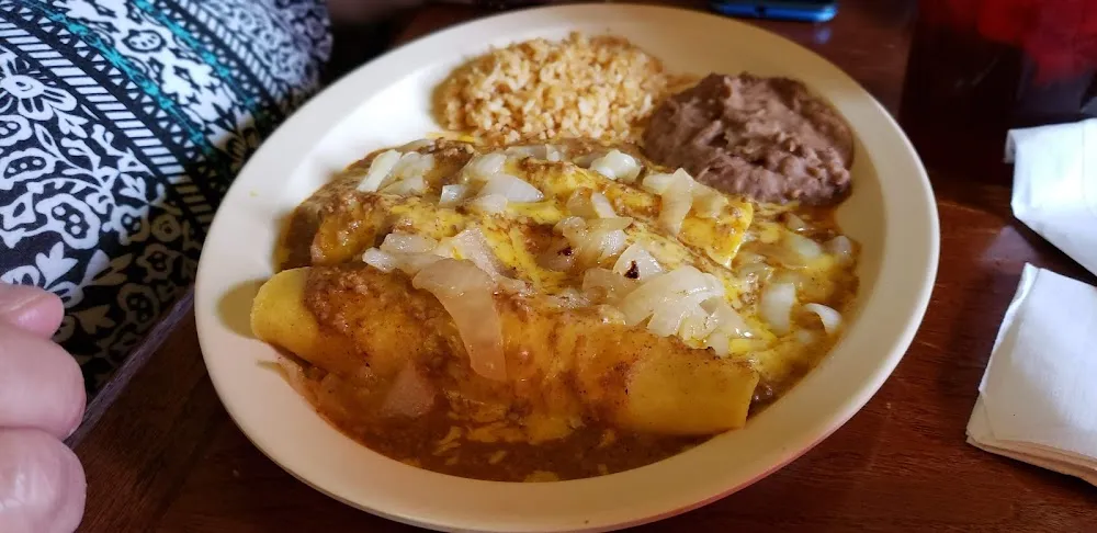 Chicken Enchilada Plate