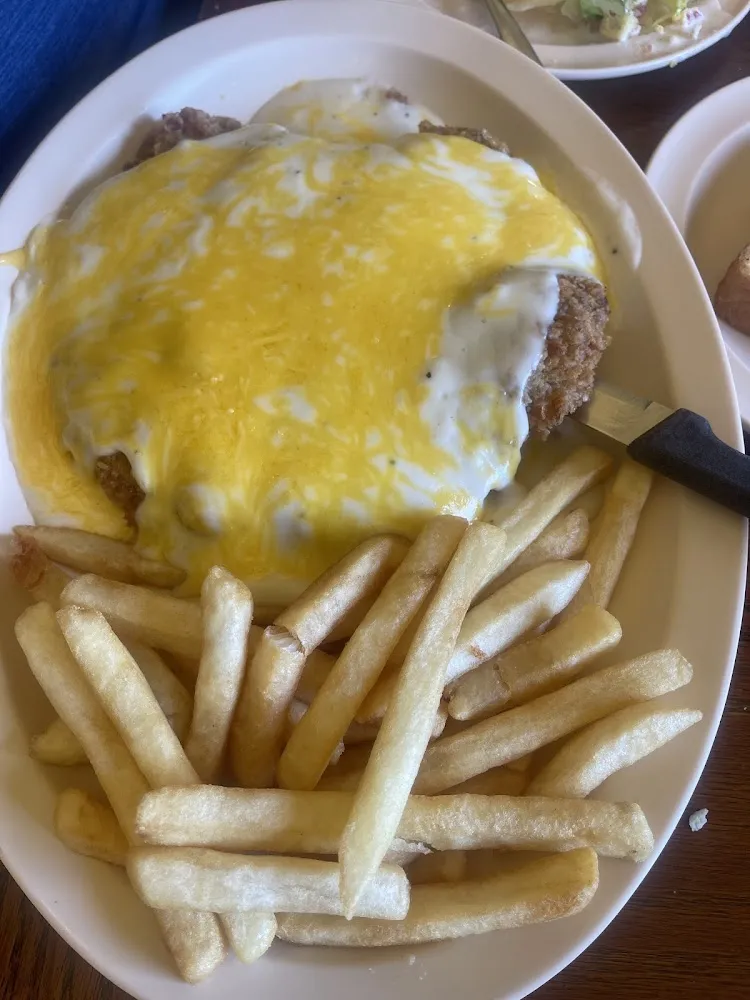 Chicken Fried Steak with Cheese
